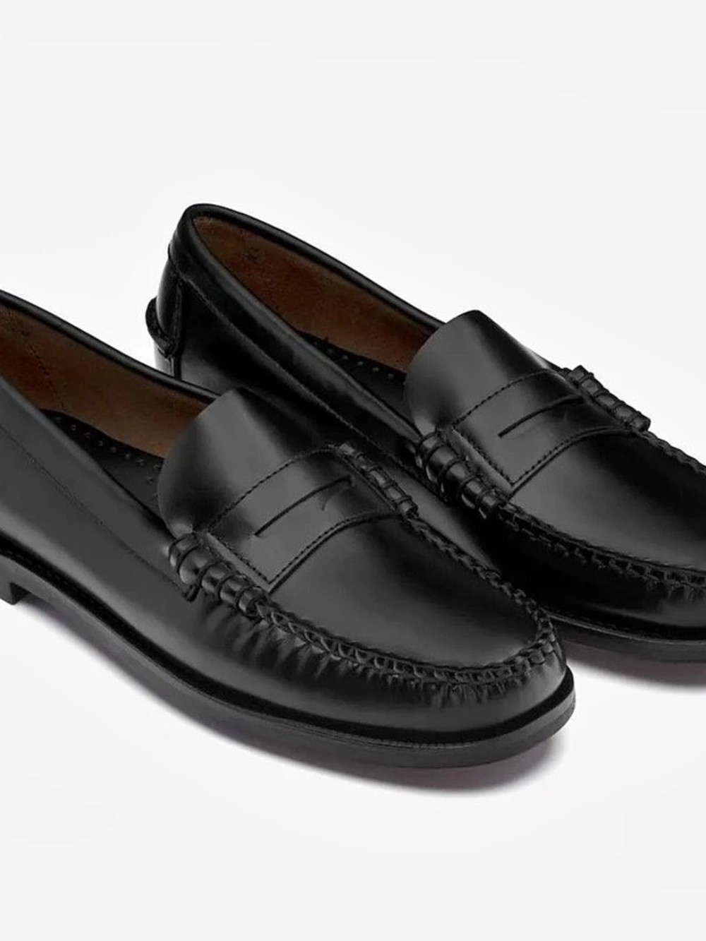 Sebago Classic Dan Leather Moccasins Black US 6.5